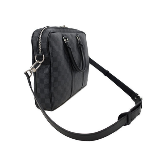 Louis Vuitton Voyage Graphite PDV Porte Document Bag Black - Picture 1 of 8